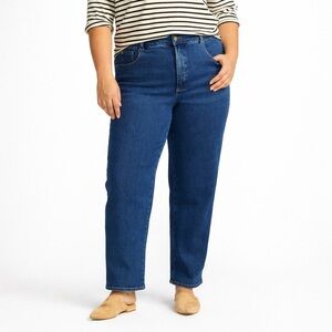 NWT Universal Standard 18 Etta High Rise 0274 Straight Leg Jeans indigo